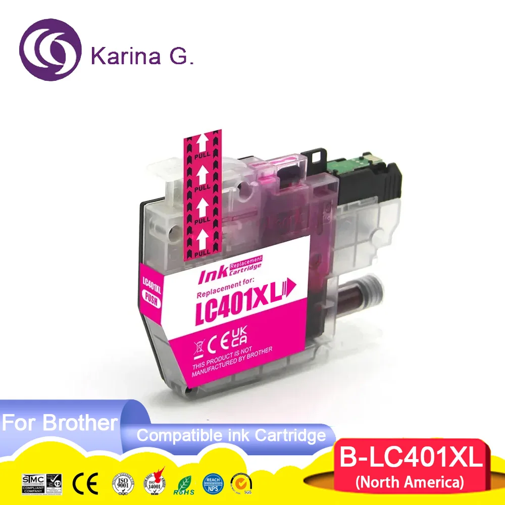High capacity LC401XL LC 401XL Premium Compatible Ink Cartridge For MFC-J1010DW