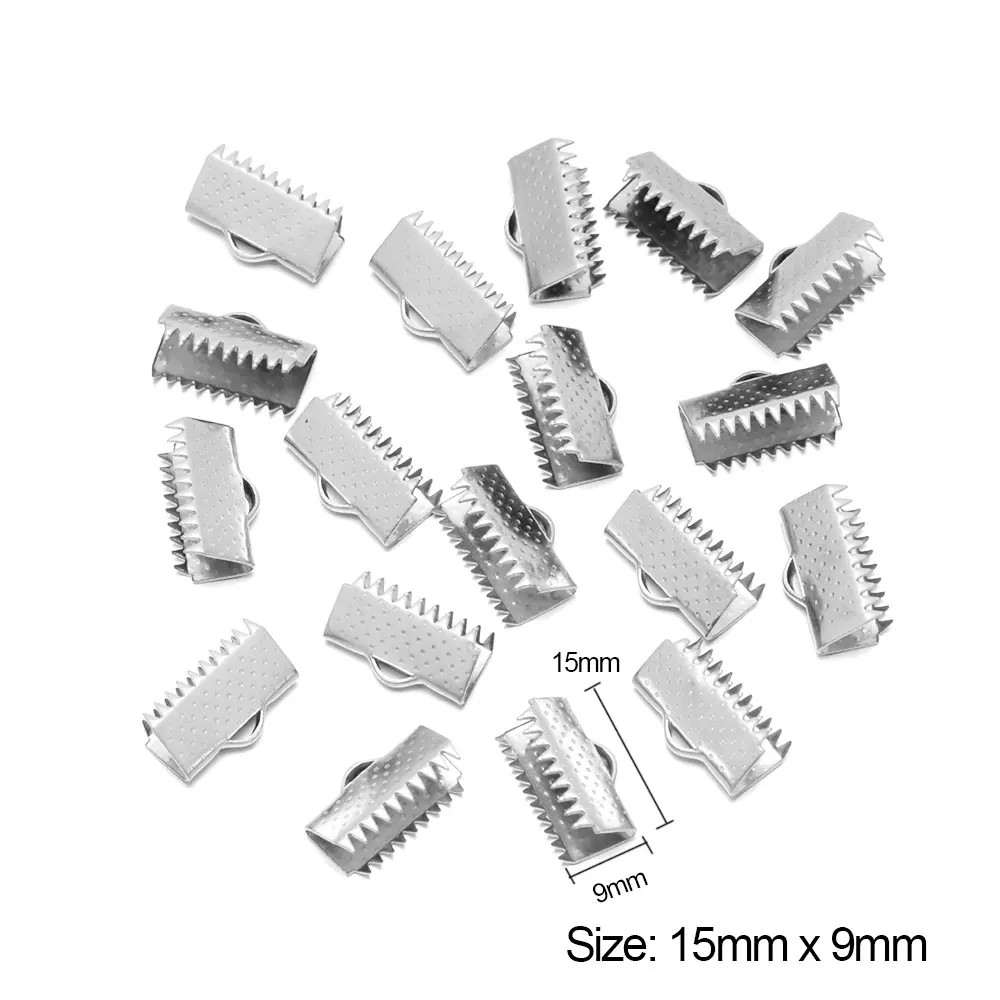50 Stück Edelstahl-Haken, Clips, Verschlüsse, Anhänger, Schnalle, Klemmbügel, Perlen, Verbinder für DIY-Schmuckzubehör, Zubehör – Detail 14