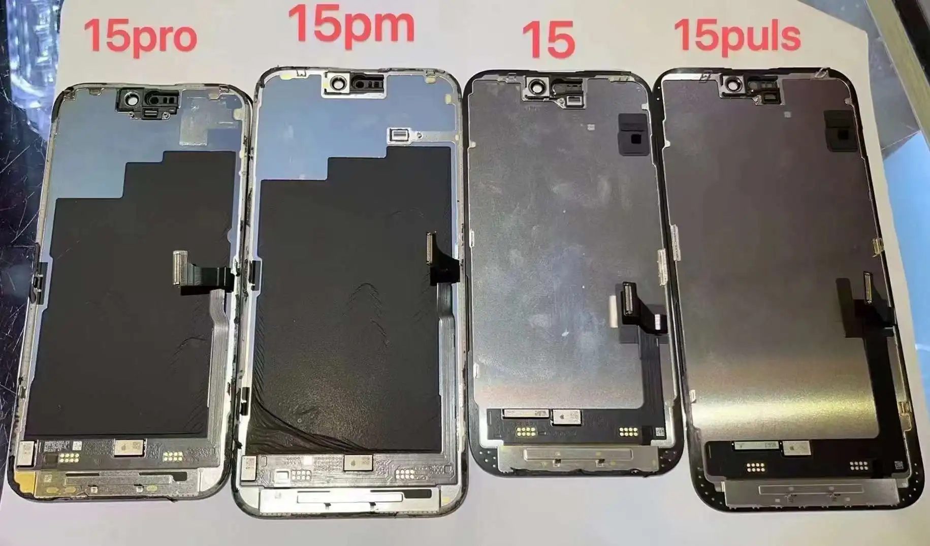 IPhone 15, 15 plus,15pro,15pro max,100% テスト済みの3Dタッチ
