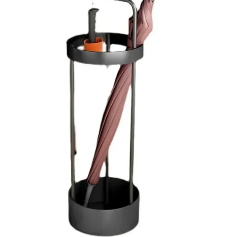 Light Luxury Parasol Holder Beautiful Nordic Storage Rack Iron Frame Stand with Stable Chassis Stylish Home Decor
