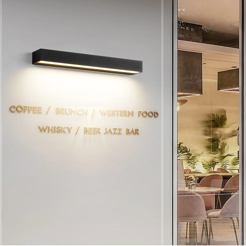 

Уличная Водонепроницаемая настенная лампа, односторонние Настенные светильники для двора, балкона, вывески, террасы, виллы