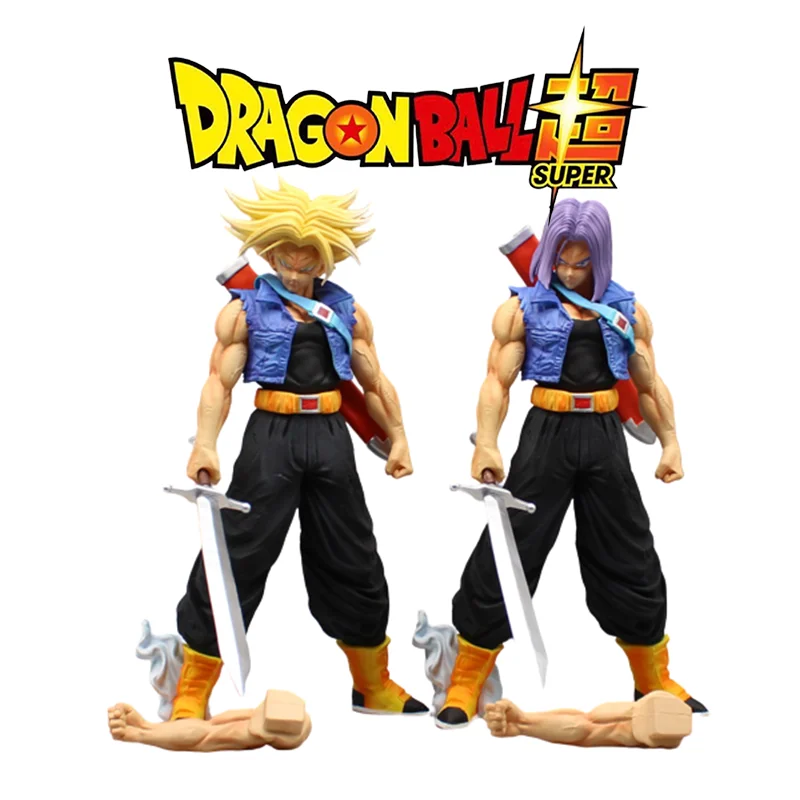 

29cm Dragon Ball Z Trunks Anime Figure Super Saiyan Trunks Ssj Figurine Pvc Statue Model Doll Collectible Ornament Toy Kids Gift
