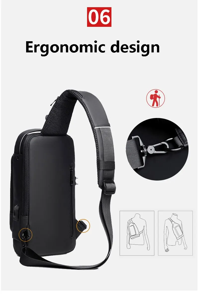Sdbfdcd7c53124953bcd02ba0b1c12926A Men Multifunction Anti Theft USB Shoulder Bag Man Crossbody Cross Body Travel Sling Chest Bags Pack Messenger Pack Mallzona