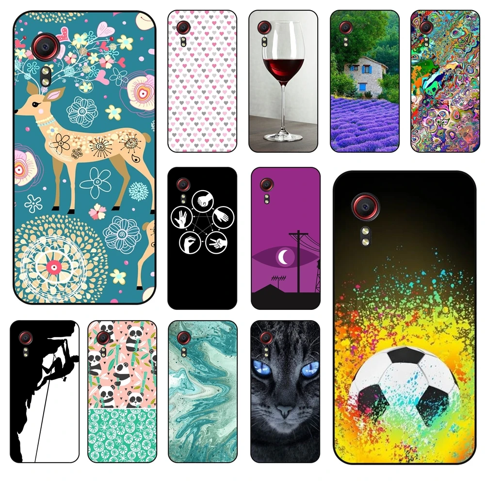 Per Galaxy Xcover 5 Cover Per Telefono Di Alta Qualità Cani Accessori Per Custodia Mobile Per Samsung Galaxy Xcover 5 Les Meilleurs Nero