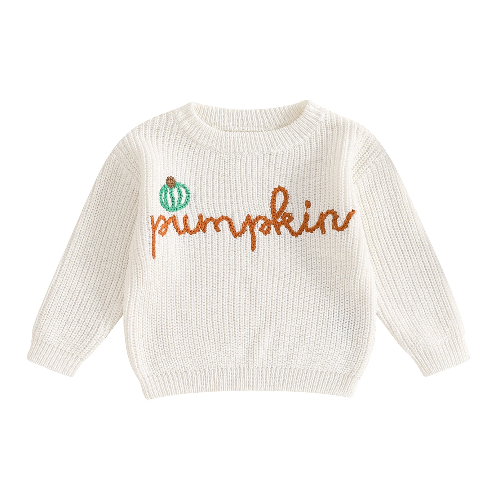 Pull Halloween Enfant Bébé Fille Garçon Pull Tricoté