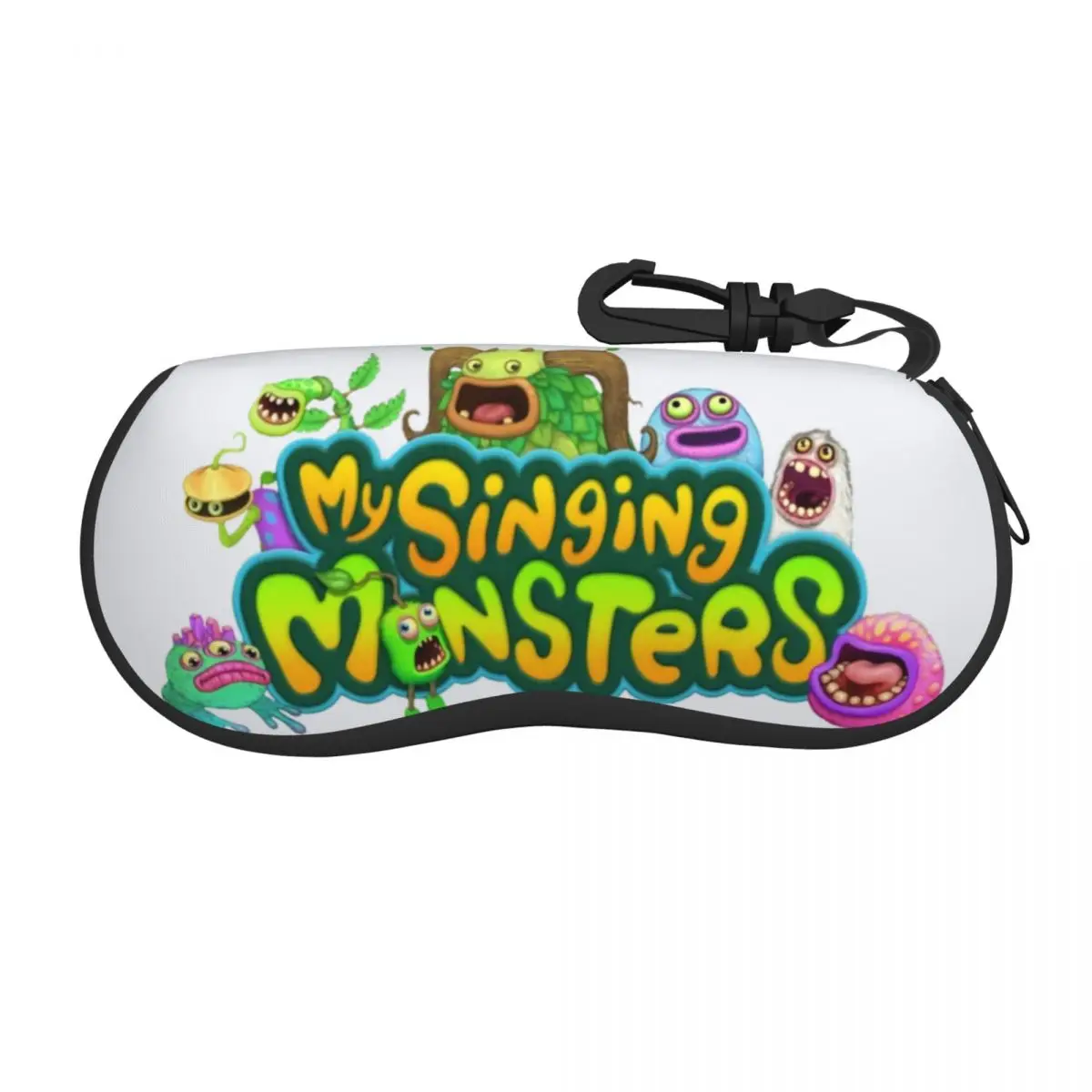 

Custom My Singing Monsters Shell Glasses Case Unisex Cool Electronic Video Game Eyeglasses Case Sunglasses Protector Box