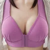 Thin Comfortable Front Button Pregnant Women's Breastfeeding Bra Gathered Without Steel Ring Beautiful Vest Style Underwear 2