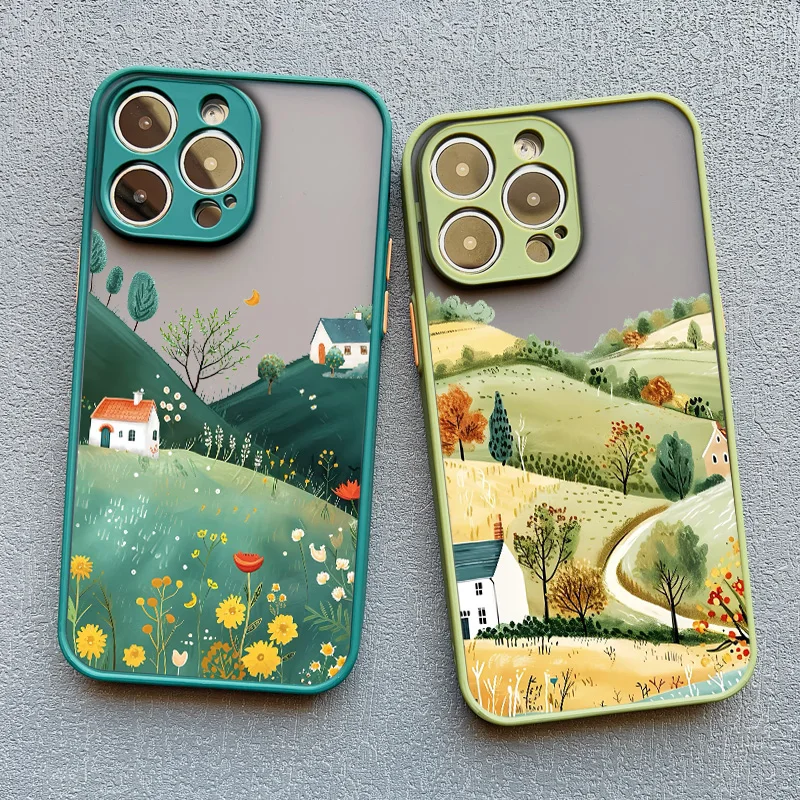 Wildflower Field Collective Farm Phone Case - Vibrant Floral Design Back Cover