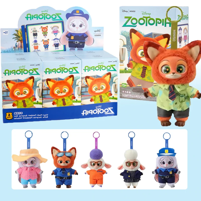 Disney Zootopia Series Blind Box Cute Judy Nick Vinyl Plush