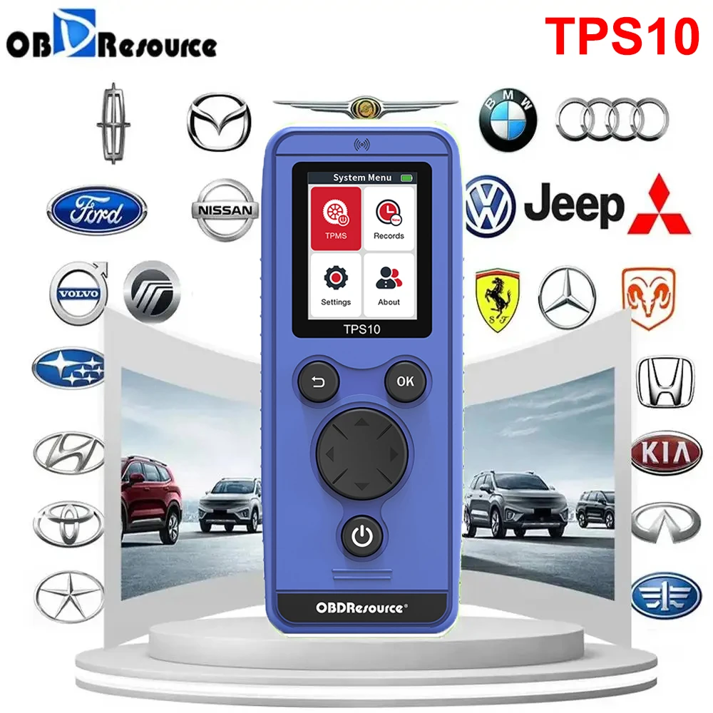 

Universal Car TPMS Reset Tool TPS10 Tire Pressure Monitoring Sensor System for BMW Audi Ford Toyota Diagnostic Tool Accessories