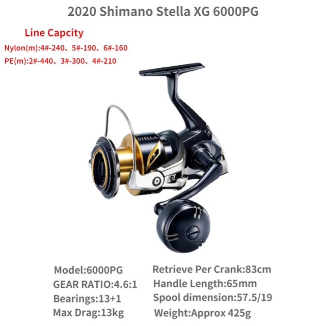 SHIMANO STELLA 19 SW 5000 HG ステラ 2020/2019 SHIMANO STELLA SW 4000/5000/6000/8000/10000/14000/18000