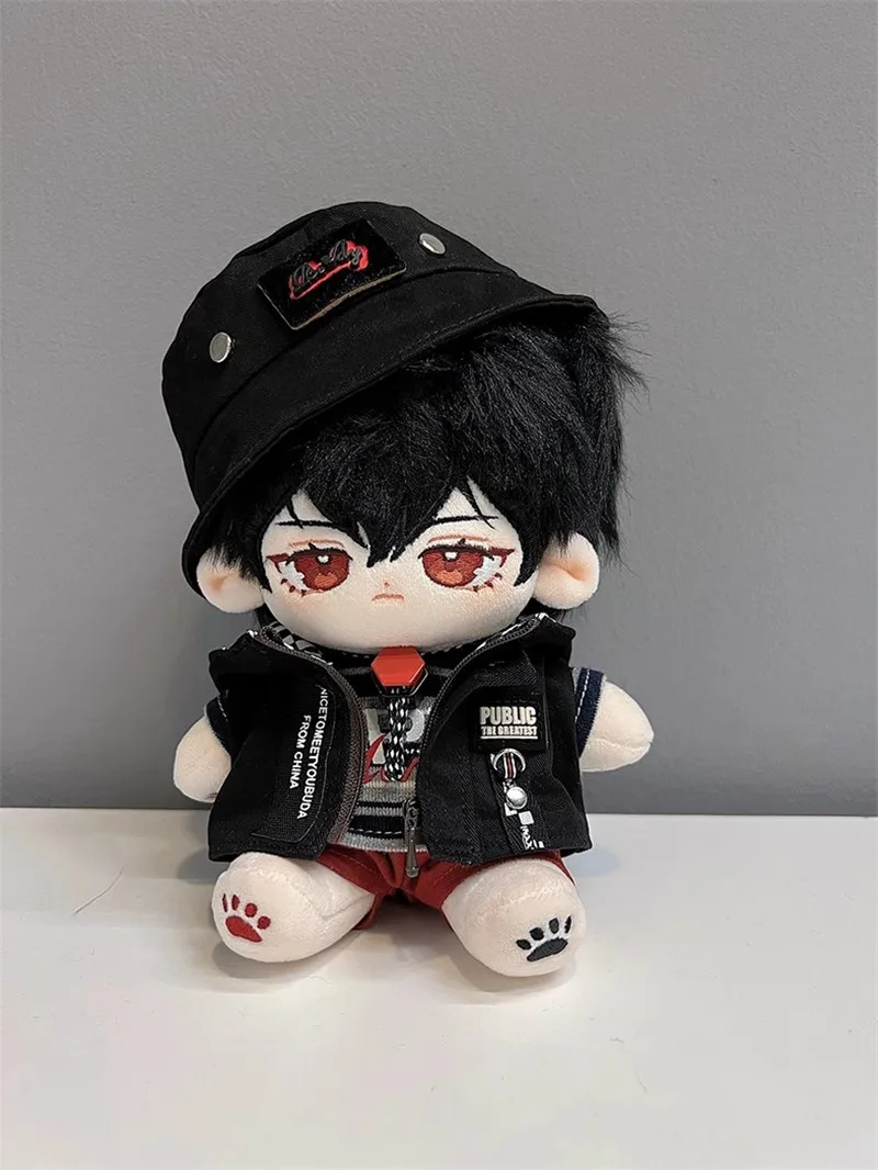 20cm Doll Clothes Swimming Goggles Color Matching Base Shirt Fit For 20cm Cotton Doll Stuffed Cosplay Clothes