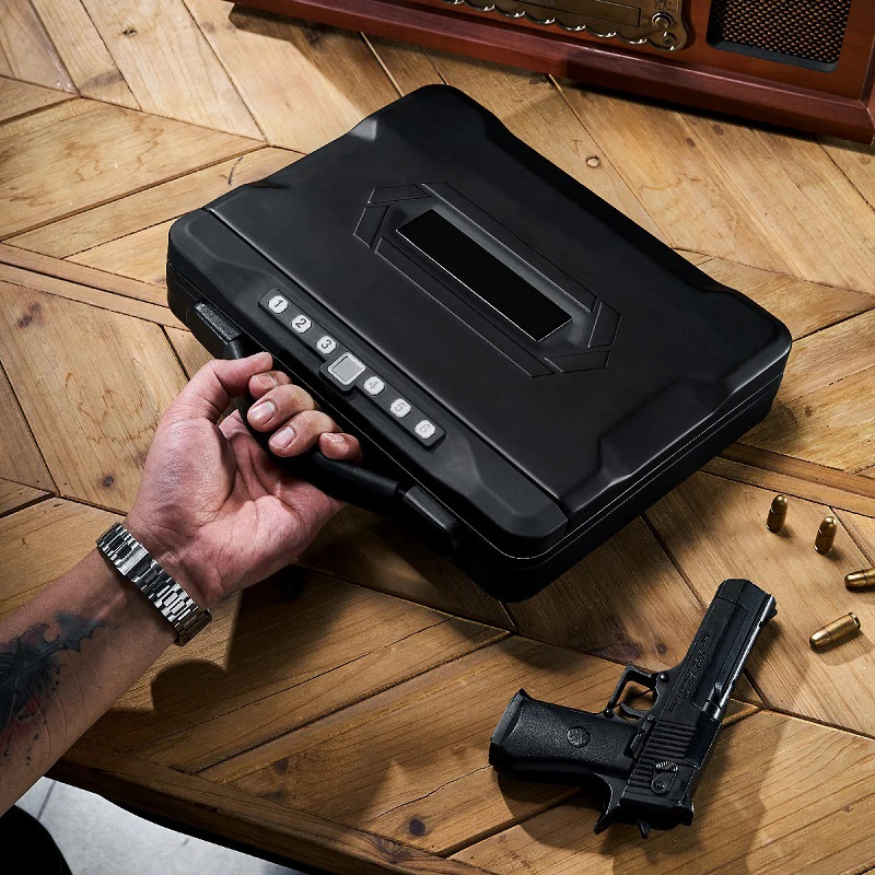 Hand Gun Lock Box For Car Largest Collection