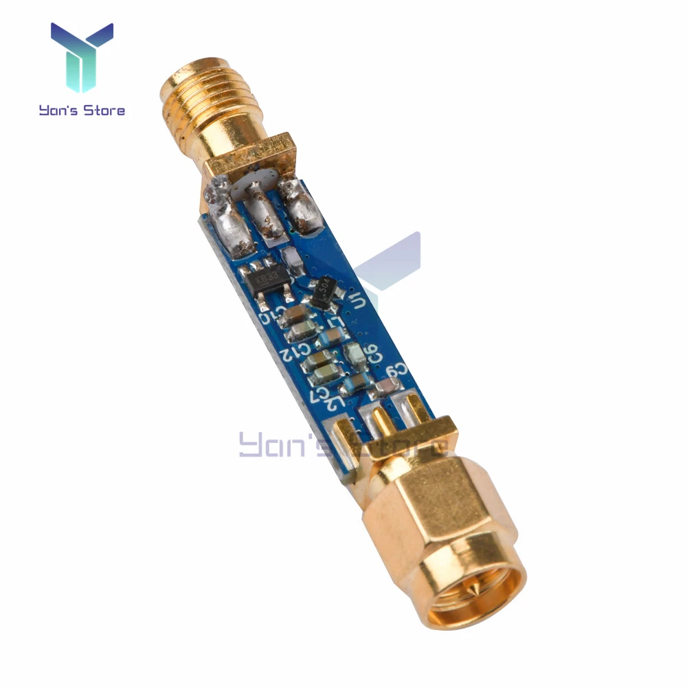 0.05-4GHz Low Noise Signal Amplifier Module LNA for RTL Based Receivers 21dB Gain Amplifiers Board 5V 33mA Audio equipment
