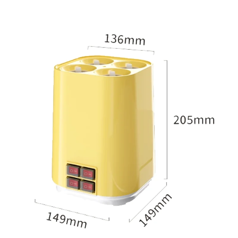 Automatic Rising Electric Egg Roll Maker Roller Cooker 4 Egg