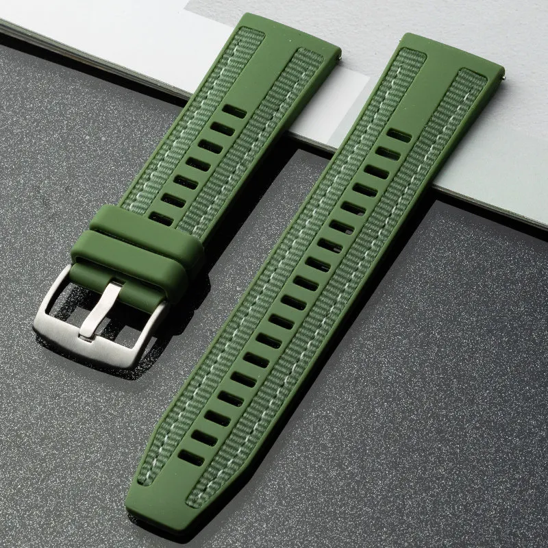 Official Sports Composite Silicone and Nylon Band Bracelet