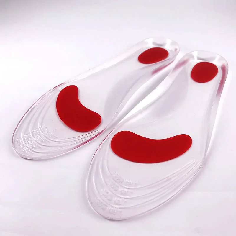 Medical Silicone Gel Insole for Flat Feet Arch Support Orthopedic Plantar Fasciitis Pain Relief Foot Care Metatarsal Pad orthopedic insoles