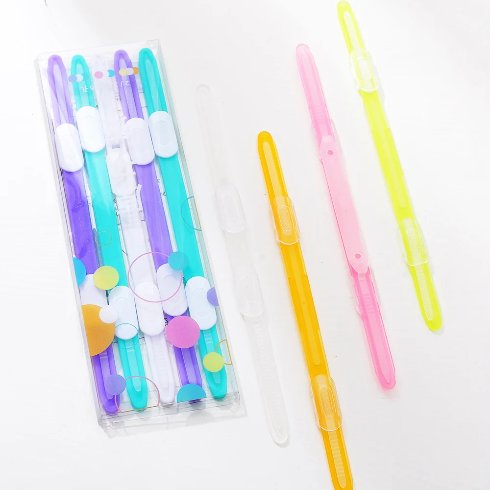 IMOON 5 PCS Rainbow Colors File Folders Organizer Binder for Student Supplies Examination Paper Office Supplies