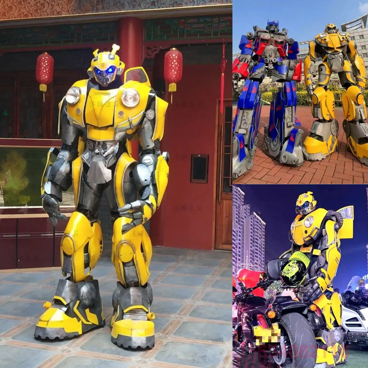 

Human Size Easy Wearing Movie Cosplay Re Dino Adult Robot Costume Wearable Robot Cosplay Prop Birthday Gifts