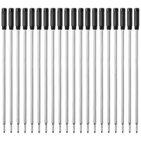 20pcsset L:4.5 In Ballpoint Pen Refills for Cross Pens Medium Point blue Black Ink 2
