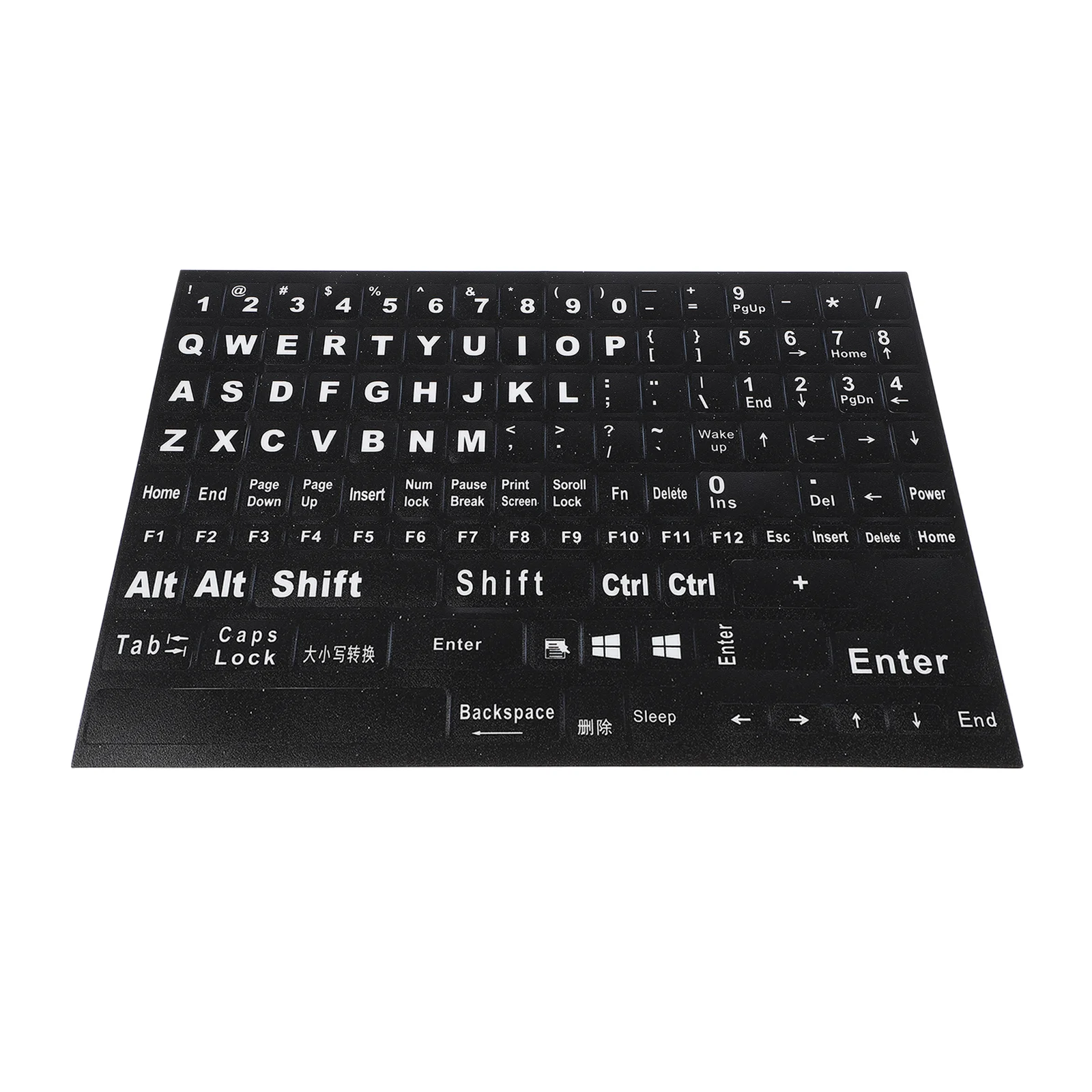 Durable Practical Universal English Letter Keyboard Stickers for Laptop Desktop Computers Easy Apply Remove Replace Old Keys New