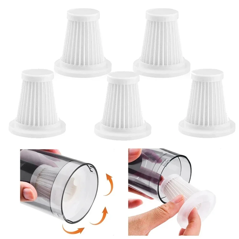 Car Vacuum Cleaner Filters 10 PCS Reusable Washable Vacuum Cleaner Handheld Tool Filter Replacement