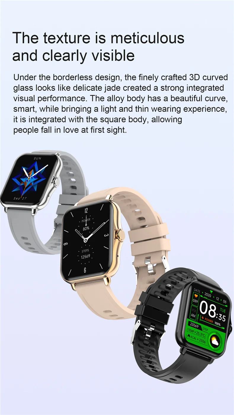 ECG Smart Watch Men Women Touch Clock Screen Sport Fitness Heart Rate Bluetooth Call Women Watch Compatible with ios For Xiaomi