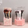 Transparent Acrylic Makeup Brush Holder Makeup Organizer Cosmetic Holder Pencil Lipstick Desk Container Table Makeup Storage Box 6