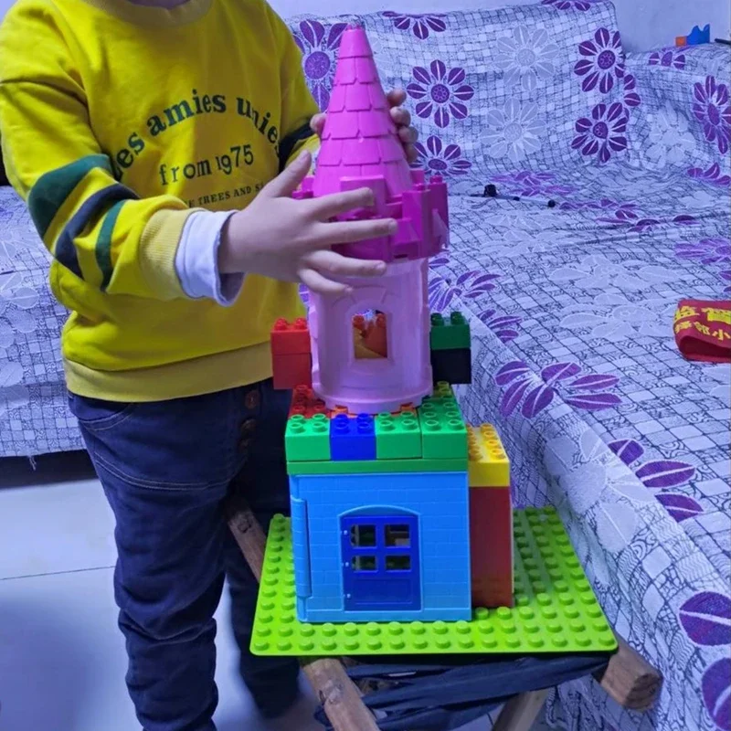 Enchanting Princess Castle Building Blocks Set - Creative Playhouse with Accessories