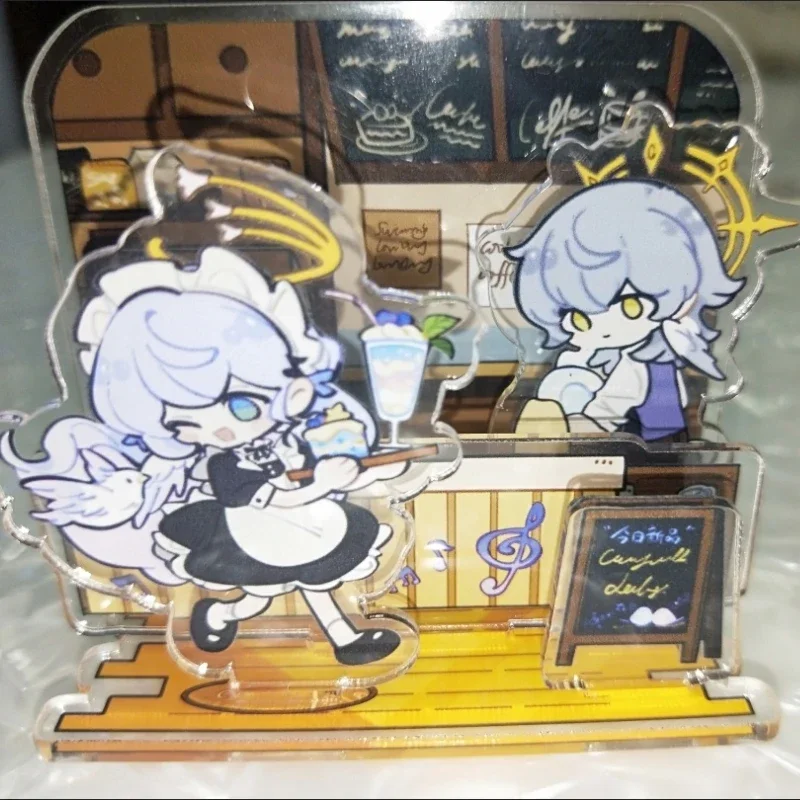Honkai: Star Rail Robin Sunday Coffee Shop Acrylic Figure Stand Decor Ornament Collection