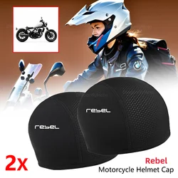 For Honda Rebel 300 Rebel 500 CMX Rebel300 Rebel500 Motorcycle Balaclavas Helmet Inner Sweat Wicking Hat for Men Women Sports