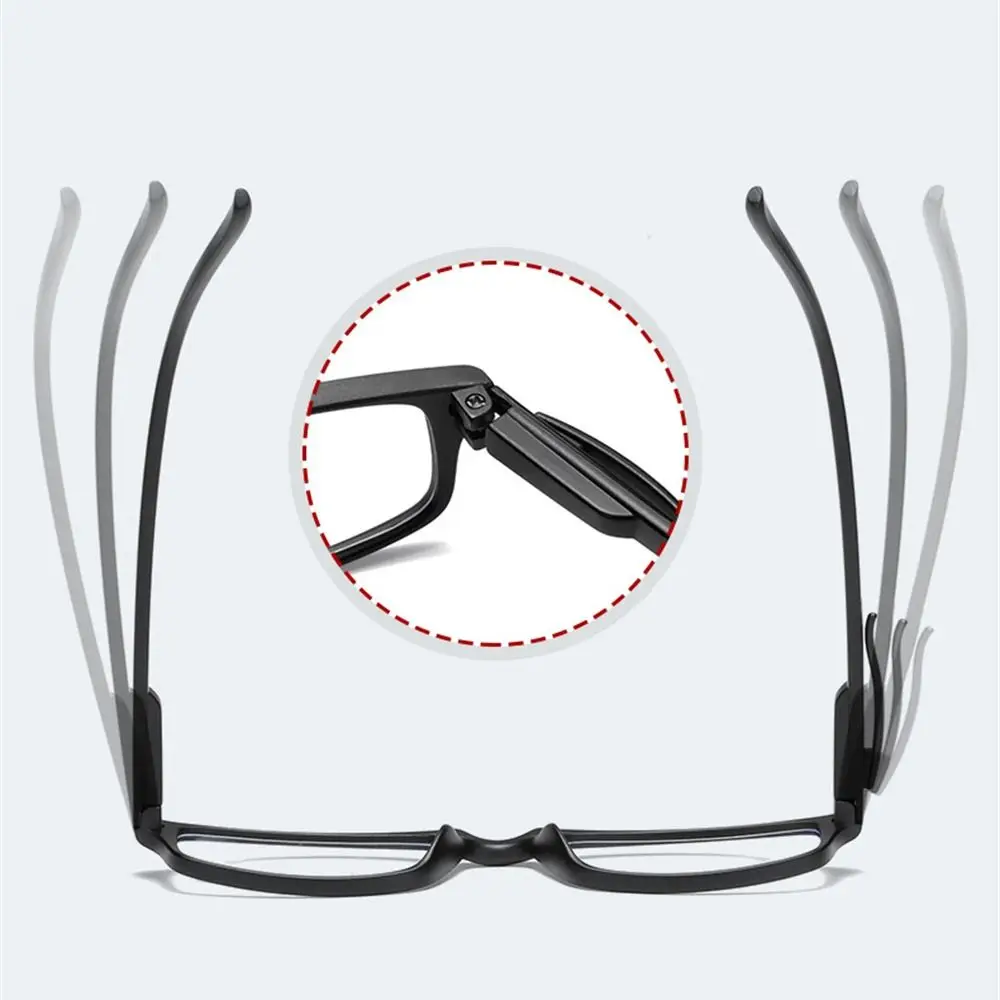 Fashion Transparent Reading Glasses Anti Blue-ray Glasses Senior Citizens Ultralight Presbyopia Eyeglasses Far Sight Eyewear 3