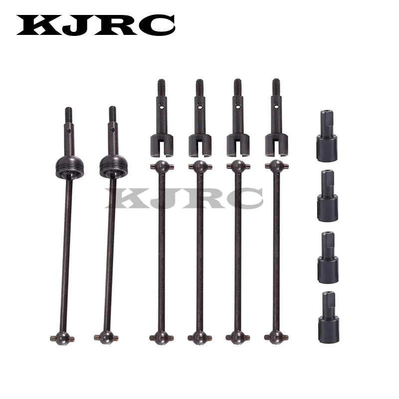 

14 шт. Wltoys 144001 144002 144010 124007 124016 124018 металлический приводной вал CVD Dogbone дифференциальный колпачок, детали для обновления