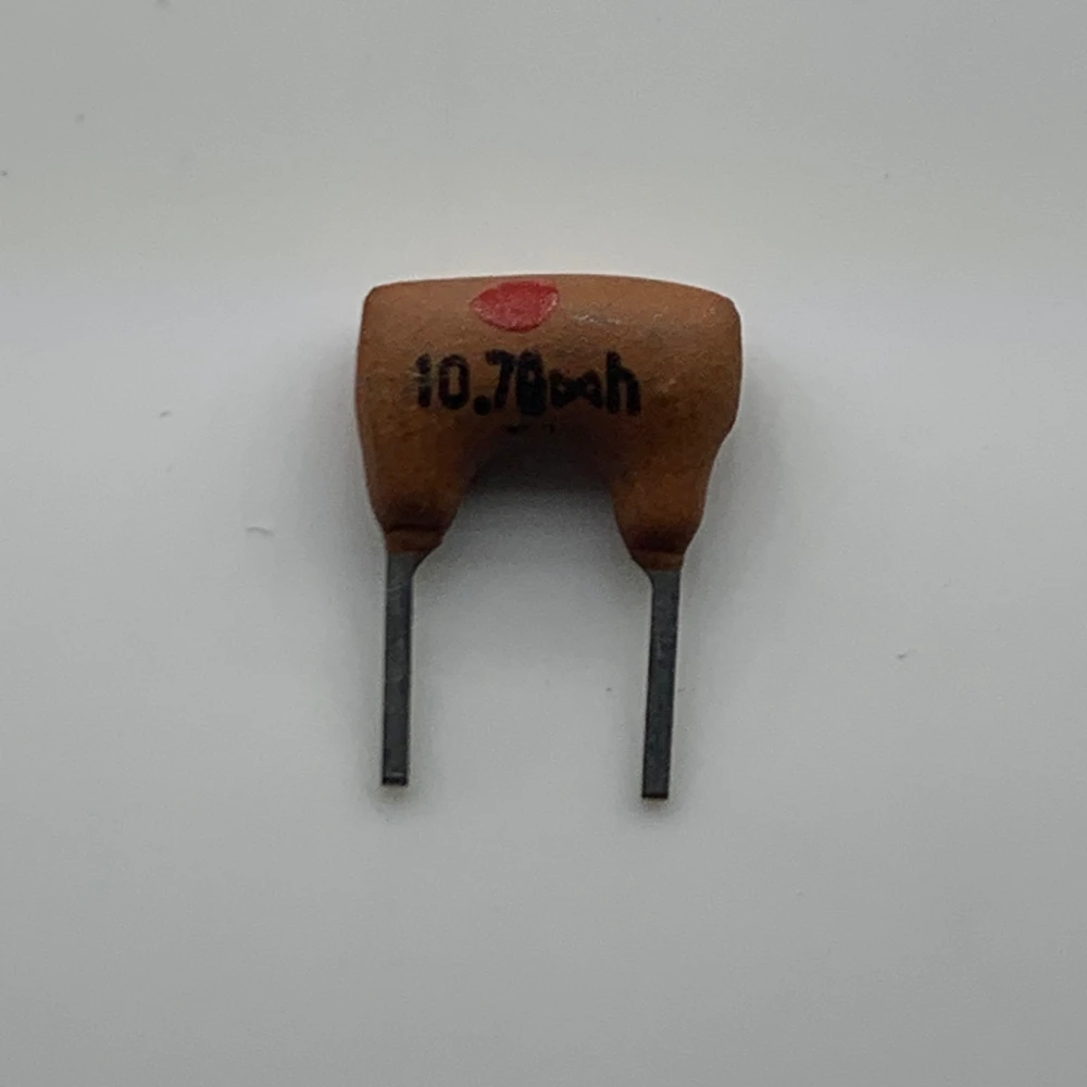 50PCS/ original authentic ceramic discriminator JT10.7MG 10.7MHZ 10.7M straight plug two feet