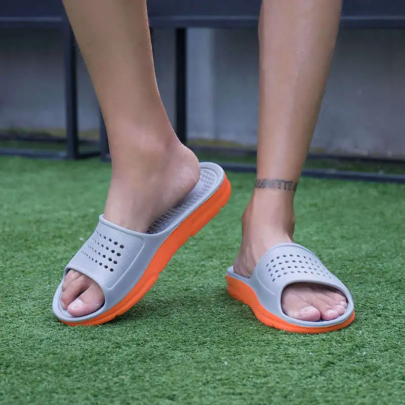 Zapatillas de estar por casa para hombre, chanclas populares de calidad, color negro, talla grande 40-51, K8 - AliExpress Calzado