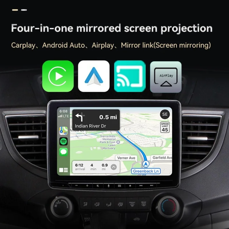 Nuovo 4-in-1 Wireless Carplay per auto Airplay Mirror Link Android Auto Connect Adattatore Carplay wireless 3in1 per Apple e Android - Image 2
