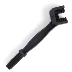 Triple - Sided Multi - Functional Bike Chain and Gear Scrubber Brush for Comprehensive Dirt Removal (Black)