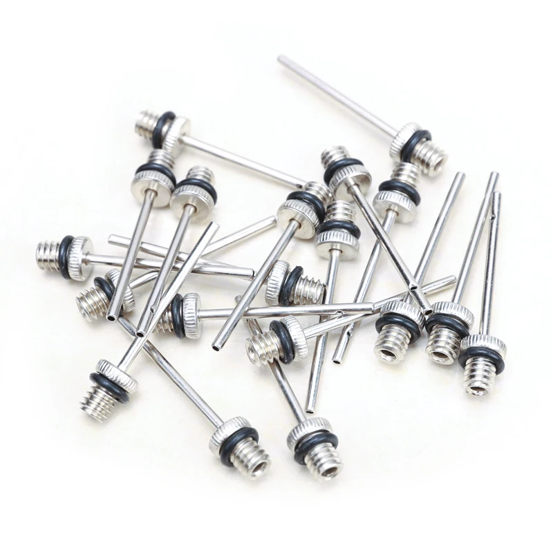 Inflatable Ball Pump Needle Set - Pack of 6/12 Sturdy Universal Needles for Basketball, Soccer, and Volleyball