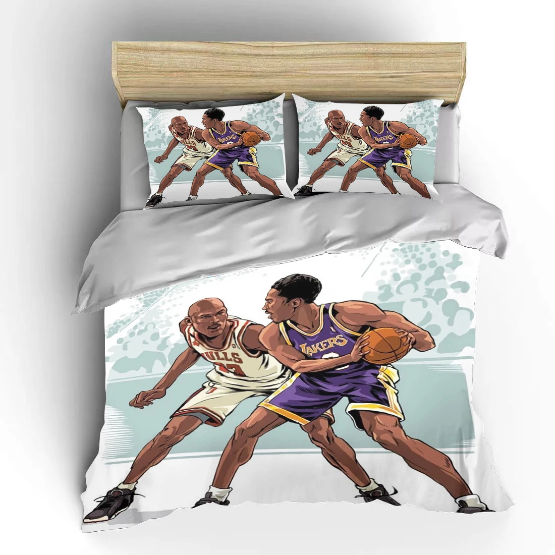 Funda Nordica 140x200 NBA 30 Team Logo Juego De Ropa De Cama