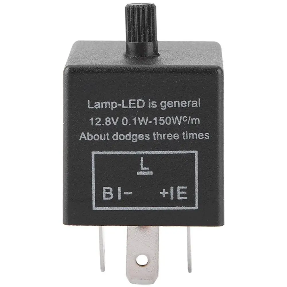 Waterproof ABS LED Flasher Relay for Motorcycle Turn Signal