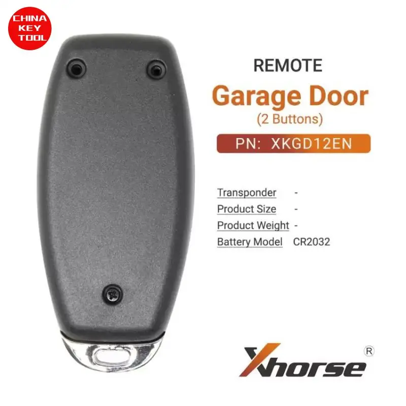 Car Remote Key 1PCS Xhorse Garage Remote 2 Buttons XKGD12EN