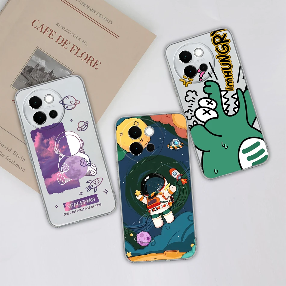 Leisure Butterfly Soft Clear Silicone Anti-Drop Phone Case - Slim Back Cover