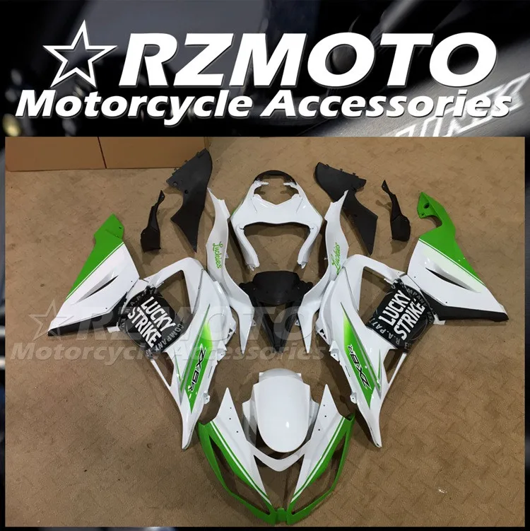 

New ABS Fairings Kit Fit For KAWASAKI ZX-6R 13 14 15 16 17 ZX6R 636 2013 2014 2015 2016 2017 2018 Bodywork Set Green White