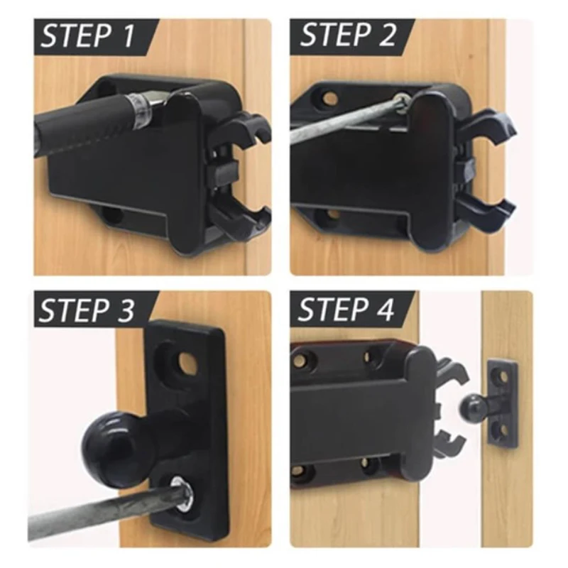 4/6 Push To Open Door Catch Kitchen Cabinet Touch Latch Release Drawer Cupboard door catches