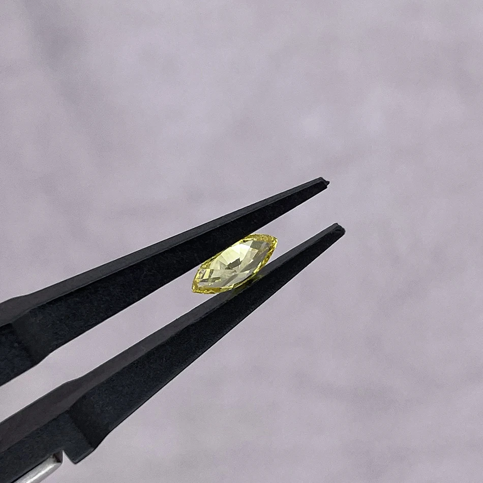 Marquise Cut Hpht Lab Grown Diamond Yellow Color Diamantes De Laboratorio Diamantes Vs Edelstenen Jewelry Making Gems