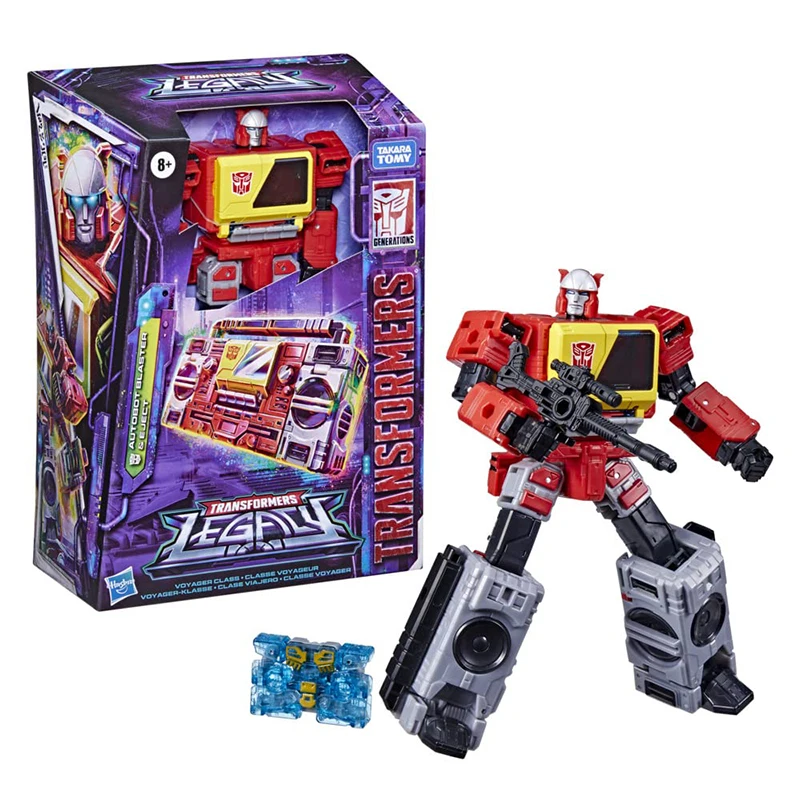 

Hasbro Transformers Toys Generations War for Cybertron: Kingdom Voyager WFC-K44 Autobot Blaster & Eject Action Figure Kids 7inch