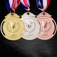 10-50pcs Gold Silver Bronze Award Medal Winner Reward Football Competition Prizes Award Medal For Souvenir Gift Sport Kids Toys 2