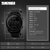 SKMEI 1257 reloj hombre Sport Watch Men Alarm Clock 5Bar Waterproof Watches Multifunction Digital Watch 6