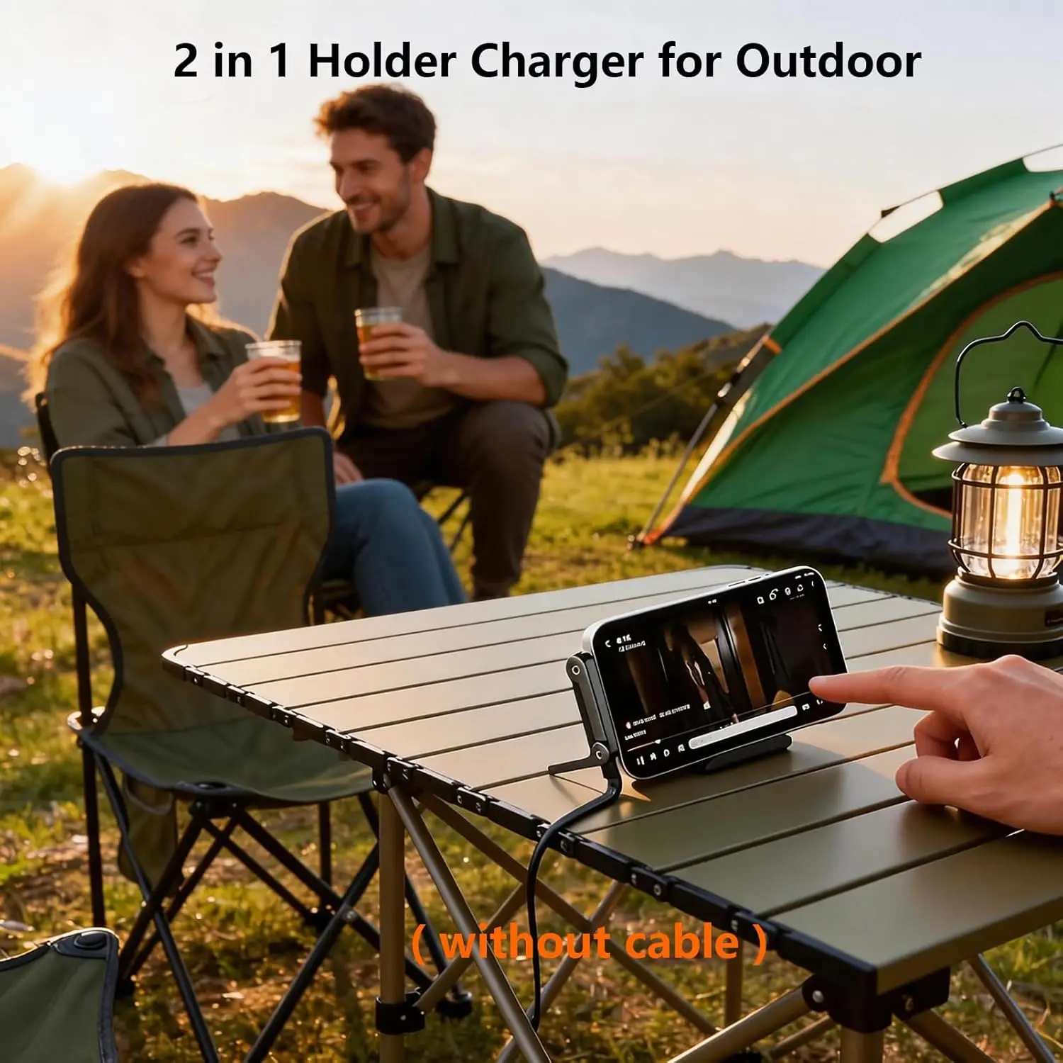 USB C 히든 스탠드 충전 커넥터 2 in 1 USB 타입 C 남성-여성 90도 ° 앵글 어댑터 휴대용 접이식 휴대폰 거치대