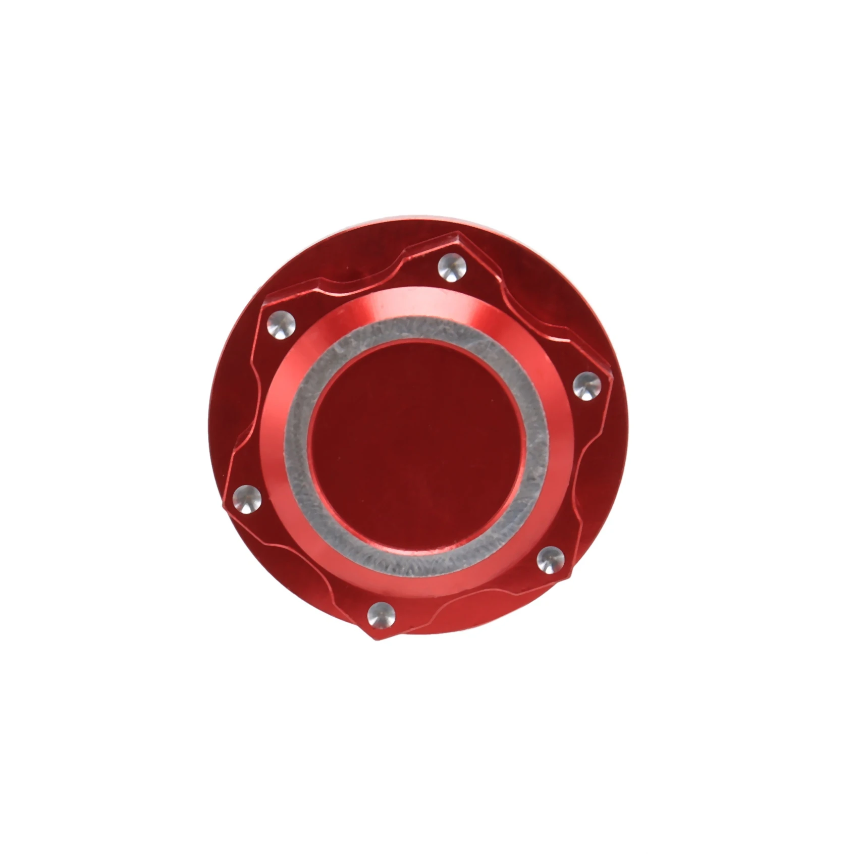 BAAU 8Pcs Aluminum 24mm Hex Wheel Nuts Wheel Hub Cover Dustproof Anti-Skid for Arrma 1/5 KRATON 8S OUTCAST 8S RC Car,Red